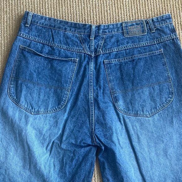 MARITHE FRANCOIS GIRBAUD Jean Shorts Blue Cotton Denim Jorts Men’s SZ 42 - Picture 6 of 16